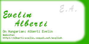 evelin alberti business card